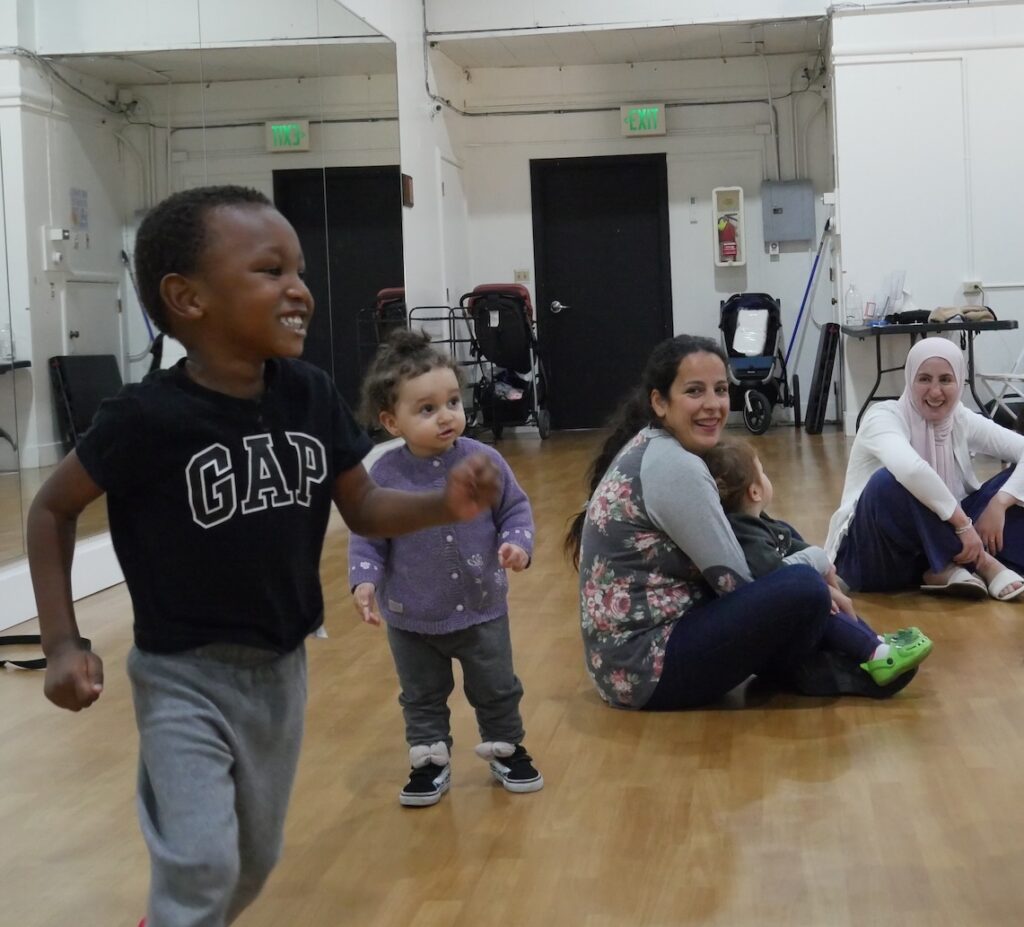Clinton Park Recreation Center participants, led by Ms. Chyna